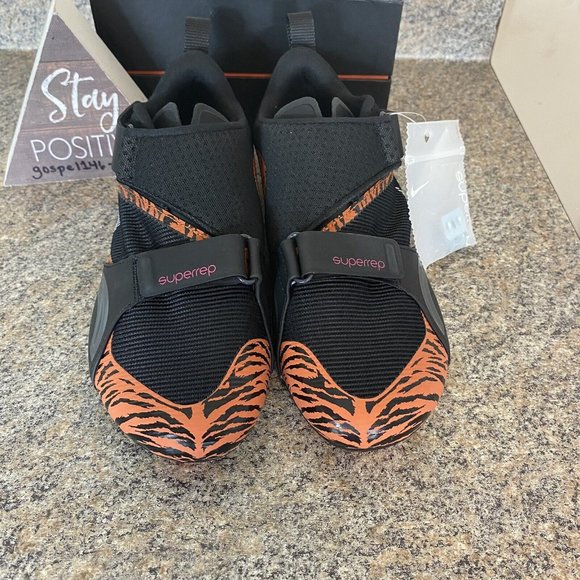 Nike Womens SuperRep Cycle Tiger Indoor Cycling Shoes Size 7.5 CJ0775-018 - Picture 3 of 9